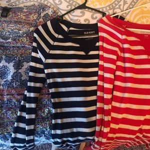 Bundle of three long sleeve shirts